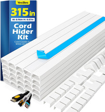315In Cord Hider Kit, Paintable Cable Raceway, Cord Covers for Wires on Wall picture