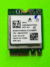 5W10V25797 REALTEK RTL8852AE M.2 2230 PCI-E WIFI 6 802.11AX 5.0 CARD picture