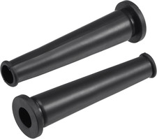 Cord Boot Protector Cable Sleeve Hose Rubber 69Mm Length Black 10 Pcs picture