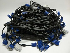 Lot of 100 Male VGA to Male VGA 6FT Cables 15 Pin picture