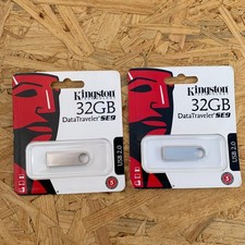 2 PACK Kingston Data Traveler SE9 G2 32GB USB 2.0 Flash Drive [NEW & SEALED] picture