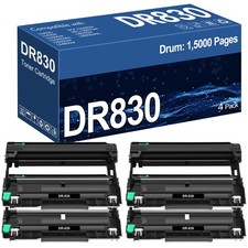 4PK DR830 Drum Unit Replacement for Brother MFC-L2807DW MFC-L2820DW HL-L2460DW picture