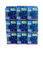 Cooling Fan DC 12V 92mm Blue Blades PC Gaming Tower Case Fan *LOT OF 9* picture
