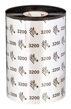 Zebra 3200 Wax/Resin Ribbon 6-Pack Black 110mm x 450m 03200BK11045 picture