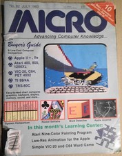 Micro Magazine, July 1983 - Buyer's Guide to Apple, Atari, TRS-80, Commodore, TI picture