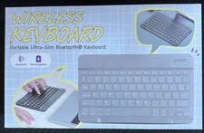 6x SEALED Wireless Portable Ultra-Slim Keyboards Bluetooth 5.2 USB-C MAC Win Tab picture