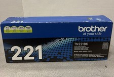 Genuine Brother TN221BK Black Toner Cartridge OEM NEW TN-221BK picture