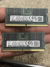 Samsung 32GB (2x16GB) DDR5 SO-DIMM PC5-5600B 262-Pin Unbuffered RAM picture