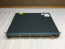 Cisco Catalyst 2960S series WS-C2960S-48FPS-L 48-Port Switch w/ Stacking Cables picture