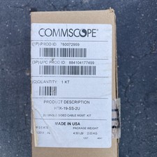 CommScope HTK-19-SS-2U Single Sided Cable Management Kit 19 Rack 760072959 NEW picture