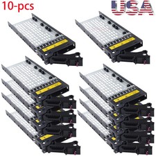 10-pcs HPE 2.5'' SFF SAS HDD Caddy Tray P14405-001 For HPE MSA M2 1060 W/Screws picture