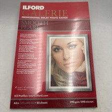 A3+ PLUS 25 SHEETS 290g/sm Ilford Galerie Smooth Pearl Photo Paper NEW SEALED picture