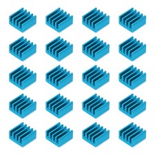20Pcs 9x9x5mm Heatsink Aluminum Radiator Heat Sink Sky Blue picture