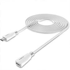 TUSITA Power Extension Cable (20Ft/6M) - USB C,Male to Female picture