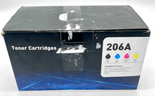 206A 4 Pack Toner Cartridge Black/Cyan/Magenta/Yellow Brand New picture