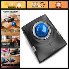 Ergonomic Wireless Trackball Mouse - 55mm Large Ball, Ambidextrous Design, Comfo picture
