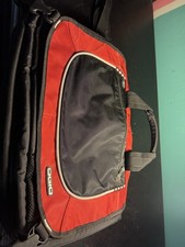 Ogio Corporate City Messenger Bag Padded Sleeve Black Red #03507 - NICE picture