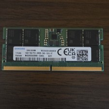 Samsung 1x16GB PC5-44800 DDR5 5600 MHz SODIMM Laptop Memory RAM M425R2GA3PB0-CWM picture