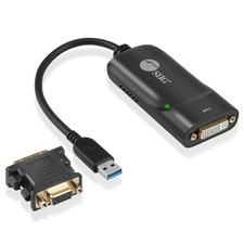 SIIG USB 3.0 to DVI and VGA Display Adapter, 2048x1152, JU-DV0112-S3 picture