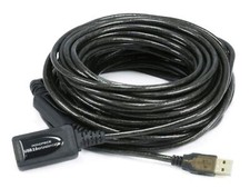 Monoprice 49ft 15M USB 2.0 A Male to A Female Active Extension / Repeater Cab... picture