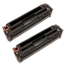 2 pack CB540A Black Toner Fits HP Color Laserjet CM1312nfi CP1215 CP1515 CP1518 picture