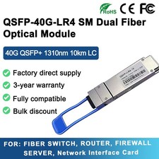 QSFP-40G-LR4 1310nm 10km LC SM Dual-Fiber Optical Module,UPS   picture