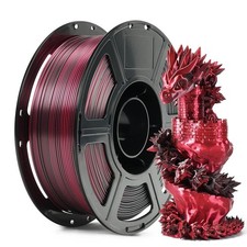 FLASHFORGE PLA Silk 3D Printer Filament Silky Texture Shiny 1.75mm 1kg Spool US picture