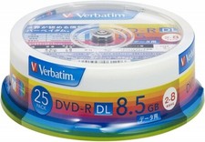 Mitsubishi Chemical Media Verbatim DVD-R DL for Data 8.5GB 25 discs DHR85HP25V1 picture