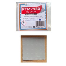PTM7950 by CSGR® 40×40×0.25 mm phase change thermal pad for CPUs/GPUs; 8.5 W/m·K picture