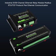 Industrial 8/30-Channel Ethernet Relay Module Modbus RTU Protocol Poe Ethernet # picture