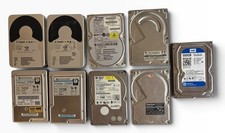 9 X Vintage Computer Hard Drives Western Digital, Seagate, Quantum, Apple @ WD. picture