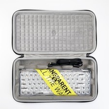 Storage Carry Case Box For Lofree 1% Transparent Crystal Mechanical Keyboard picture
