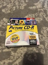 Picture CD-R, 700MB, 48x Multi Speed, New In Package Memorex 5 Pack Vintage NOS picture