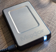 Maxtor OneTouch 4 Mini 80GB Portable External Hard Drive APFS Tested picture