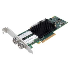Lenovo Fibre Channel Dual Port HBA inc 2x 16G GBICs // Full Profile // 01KR609 picture