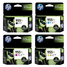 AU HP 955XL Black Cyan Magenta Yellow High Yield 4 Ink Cartridge Value Pack ink picture