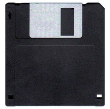 10x Black 1.44 3.5 Disks Floppy Diskettes unfromatted mac or pc WITH labels NEW picture