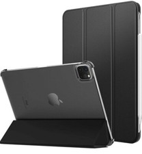 MoKo Case For iPad Pro 11  Black Case 2021 slim trifold hard back cover 3ZBX (B) picture
