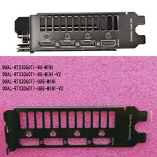 I/O IO shield for ASUS DUAL-RTX3060TI-8G-MINI Video Card Backplate Panel picture