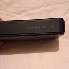 onn. 1TB Portable External HDD Hard Drive USB-C Black Model 100130504 picture
