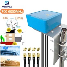Cellular 5G 4G LTE Antenna 4X4 MIMO 700-6000 MHz Omni WIFI6 M2M IoT with L Plate picture