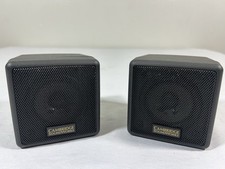 Vintage Pair CAMBRIDGE SOUNDWORKS By Henry Kloss Mini Cube Media SPEAKERS 1994 picture