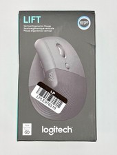 New - Logitech Lift Vertical Ergonomic Mouse - Black picture