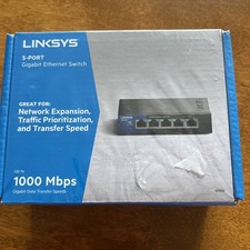 Brand New Linksys 5-Port Gigabit Ethernet Switch - SE3005 picture