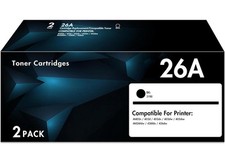 2 PACK CF226A 26A Toner Cartridge for HP Laserjet Pro M402n MFP M426fdw Printer picture