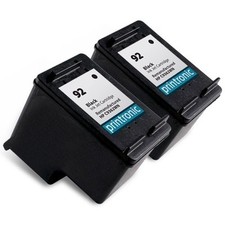 Reman HP 92 (C9362WN) Black Ink Cartridge for HP PSC 1510 Deskjet 5440 2PK picture