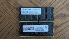 32GB AXIOM DDR4 2Rx8 PC4-3200AA SODIMM PC4-25600 Laptop RAM 1 Stick (Black) picture