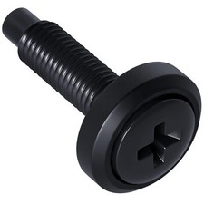 Server Rack Screws 50 Pack - 10/32 Steel Screws with Attached Nylon Washers &... picture