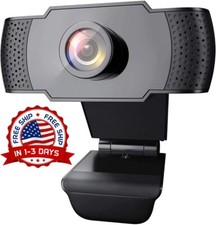 Cámara web 1080P HD con micrófono para Llamadas/Conferencias, Zoom/Skype/Estudia picture