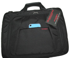 NWT CODi PADDED LAPTOP 15 SECTION BAG CASE w/LUGGAGE & SHOULDER STRAP ,KEY CLIP picture